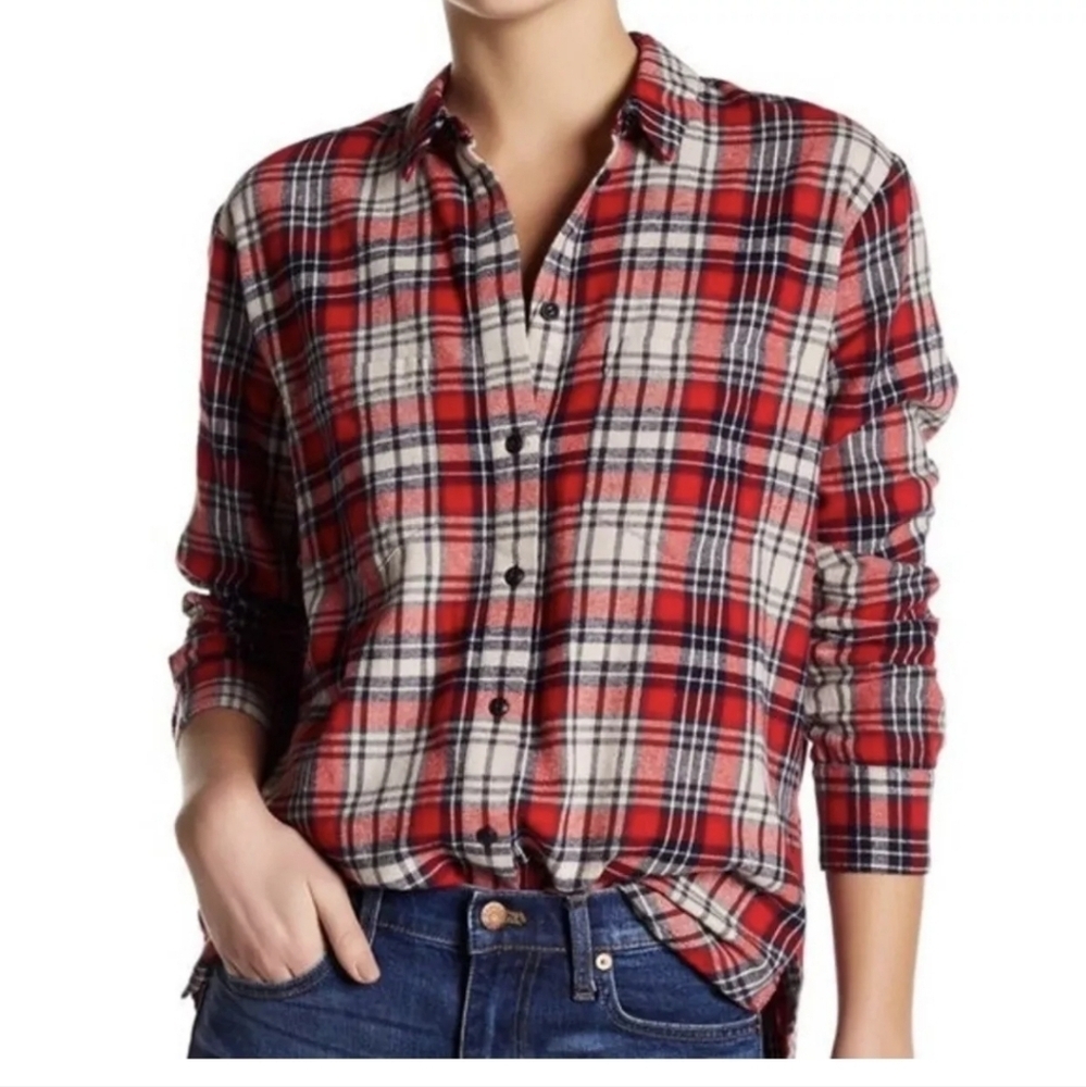 Madewell Flannel Shirt XS ALT Bella Swan Twilight Elena Gilbert 90s y2k